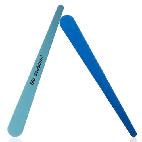 Blue Teardrop Feile 200/240 Nagelfeilen Sandblattfeile in Tränenform mit mittlerer 200er / 240 Körnung Bio Sculpture