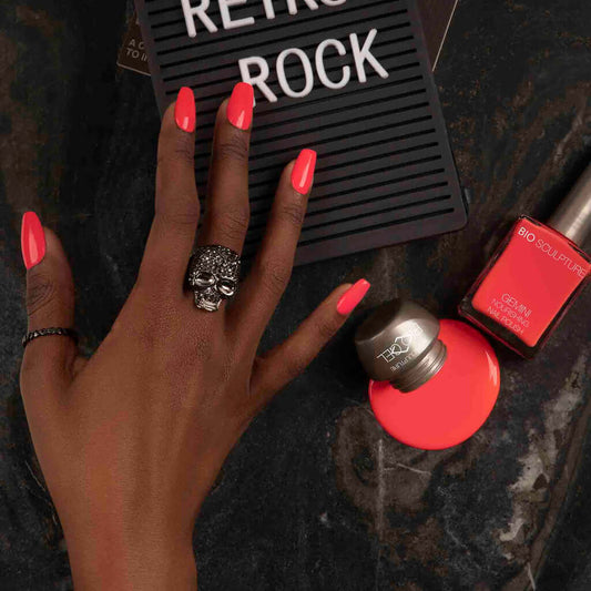 Bio Sculpture GEMINI Nagellack Poco Pop - GEMINI Orange - Hergestellt in Südafrika