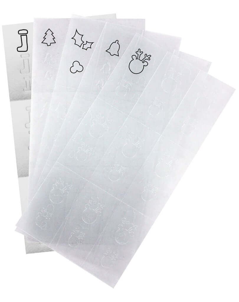 Schablone Festive Collection Nail Art Schablone Festive Collection Bio Sculpture