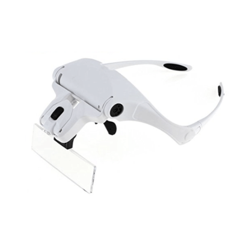 LED Lupenbrille - Vergrößerungs Brille - 5 Aufsätze – Produktansicht