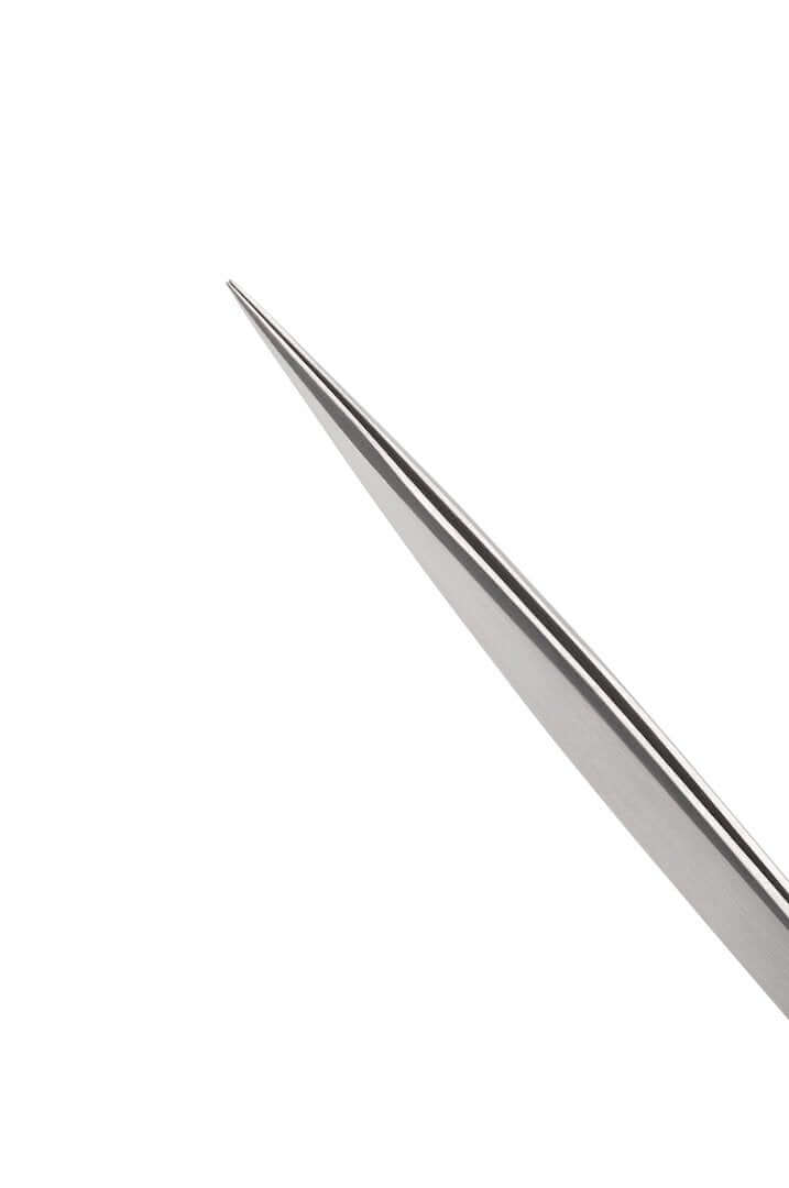 Präzisionspinzette - Superfein gerade Pinzetten Diese Pinzette ist aus deutschem chirurgischem Edelstahl handgefertigt, für 1:1 oder Volumen Wimpernverlängerungen zum Separieren der Naturwimpern. InhaltEine Pinzette Nouveau Lashes