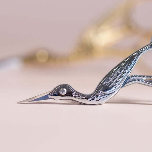 Straight Blade Silver Stork Scissors – Produktansicht