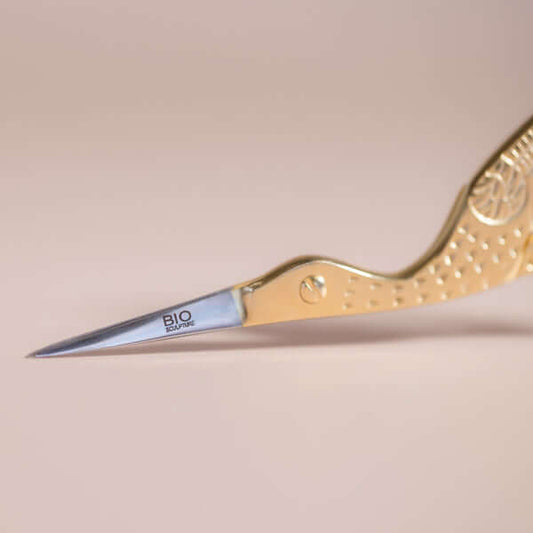 Fine Blade Gold Stork Scissors – Produktansicht