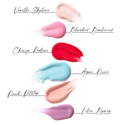 The Wanderlust Collection Wanderlust steht für die starke Sehnsucht nach Reisen und Entdeckungen. Mit sechs neuen Farbtönen – von leuchtendem Rot über pfirsichfarbenes Pink bis hin zu ruhigem Blau – verkörpert diese Kollektion die Essenz von Abenteuer und