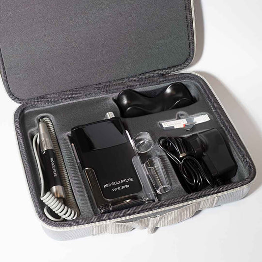 Whisper E-File Schwarz – Verpackung