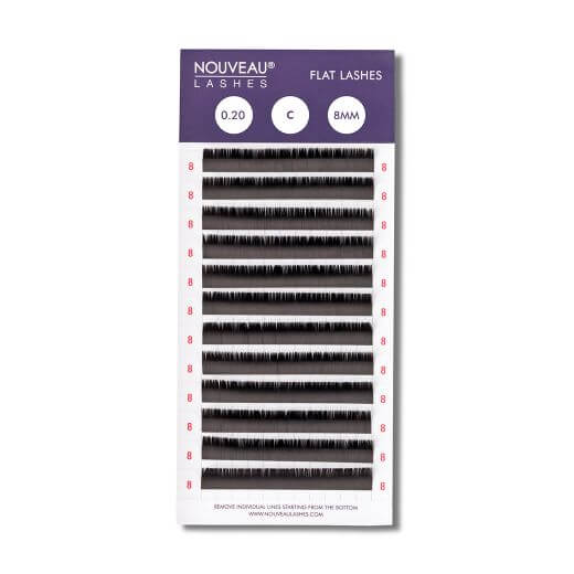 Flat Wimpern one size Box – Produktansicht