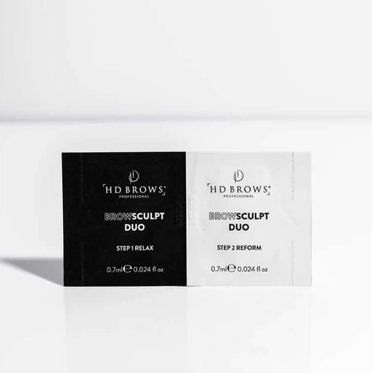 BrowSculpt Duo Laminierung BrowSculpt BrowSculpt Duo Die BrowSculpt Duo-Cremes sind unsere branchenweit anerkannten Produkte zur Augenbrauenlaminierung und sind ausschließlich für ausgebildete BrowSculpt-Stylisten erhältlich. Unser fachkundiges, internes