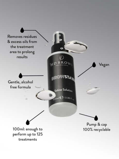 BrowStay Saline Solution – Detailansicht