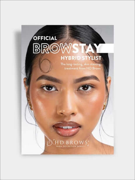 BrowStay Hybrid Strut-Karte (A4) – HD Brows