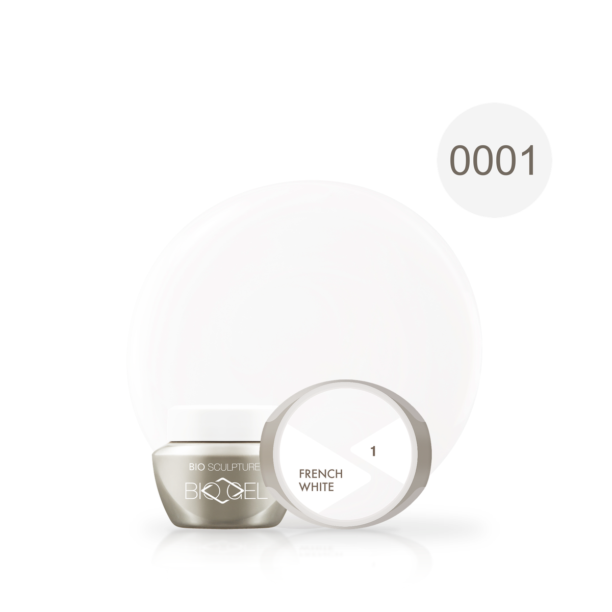 0001 French White - BIOGEL | Bio Sculpture
