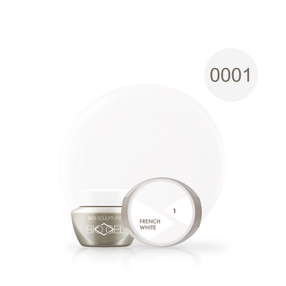 0001 French White - BIOGEL | Bio Sculpture