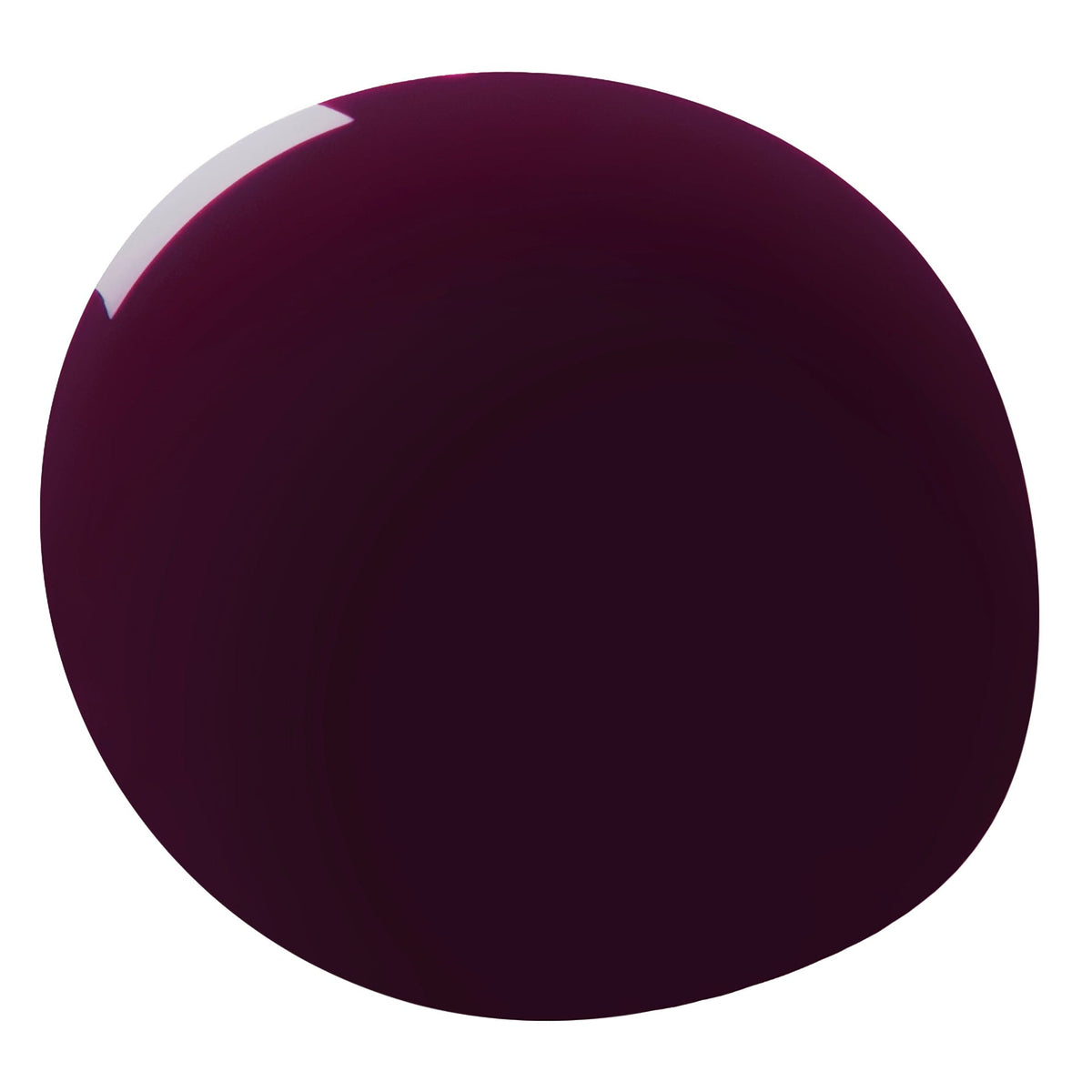 Erica Nail Polish – Farbwirkung auf lackierten Nägeln; Farbton ein dunkles Violettrot mit satter, weinfarbener Tiefe