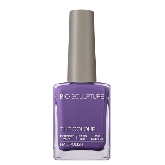 Anelda Nail Polish – Bio Sculpture Produktflasche; Farbton ein lebhaftes, sattes Violett