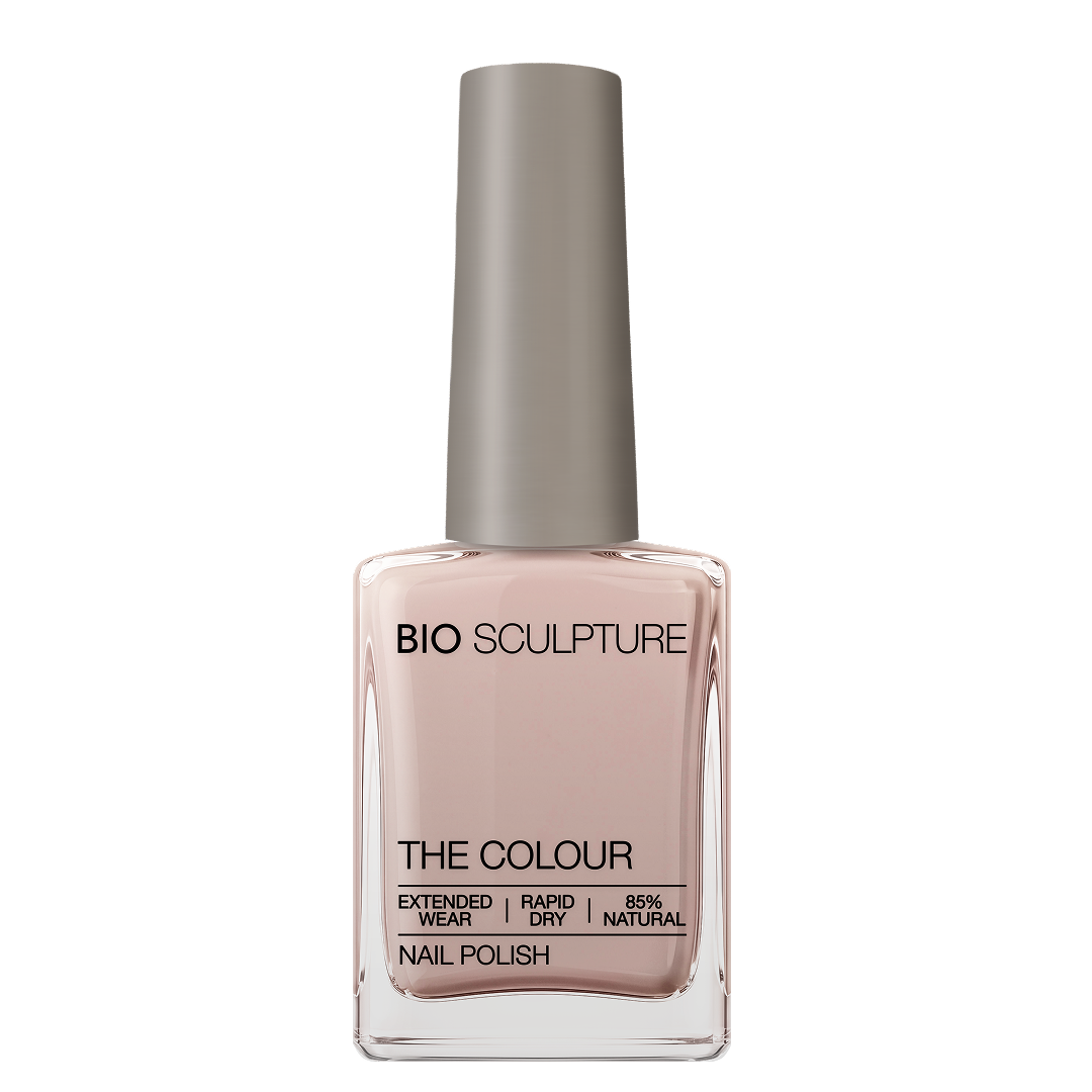 Betina Nail Polish – Bio Sculpture Produktflasche; Farbton ein transparenter Neutralton mit rosé-beigem Unterton