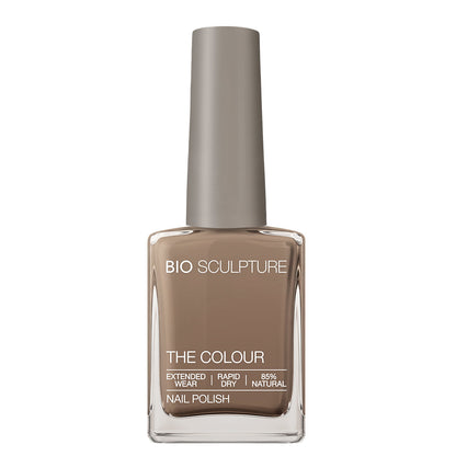 Biscotto Nail Polish – Bio Sculpture Produktflasche; Farbton ein cremiges Nude-Beige in zarter Balance aus Wärme und Weichheit
