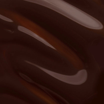 BIOGEL 0347 Decadent Cocoa – Nahaufnahme der glatten dunkelbraunen Textur