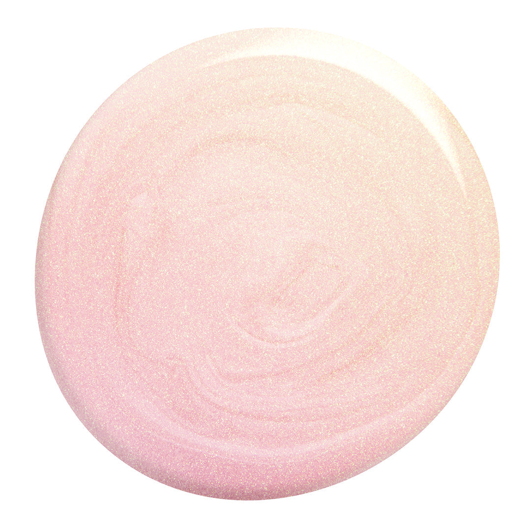 BIOGEL 0344 Pearl Frost – runder milchiger Pink-Weiss-Farbtropfen mit Perlmuttschimmer