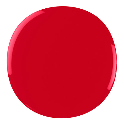 Rambling Rose Nail Polish – Farbwirkung auf lackierten Nägeln; Farbton ein echtes Rot mit pinkfarbenem Unterton