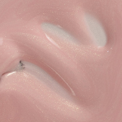BIOGEL 0344 Pearl Frost – Nahaufnahme der milchigen Textur mit feinem Micro-Schimmer
