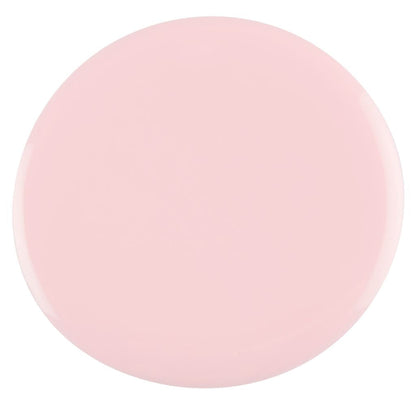 Rosé Nail Polish – Nahaufnahme des Farbmusters; Farbton ein weiches, transparentes Rosa