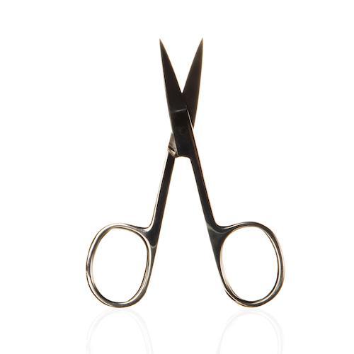 Bio Sculpture-Straight Blade Silver Scissors-1