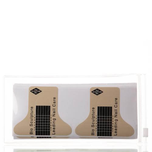 Nail Schablonen Pinsel & Tools Schablonen zum Verlängern von Naturnägeln mit Gel - Schnelle & einfache Anwendung - Perfekte Ausrichtung an der Seitenwall-Linie - Kann zur individuellen Anpassung an den Nagel geformt und zugeschnitten werden - Stark anhaft