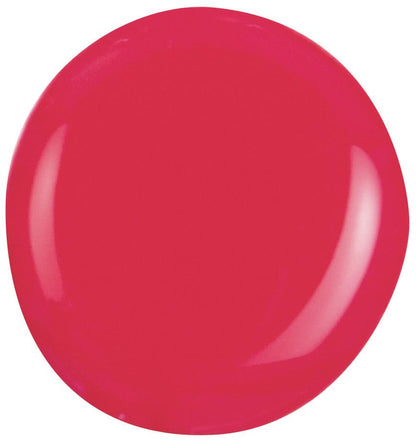 Paradise Pink Nail Polish – Farbwirkung auf lackierten Nägeln; Farbton ein tiefes, sattes Karmesinrot