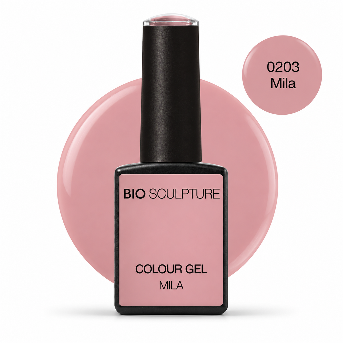 203 Mila – Bio Sculpture Colour Gel mit Farbfläche
