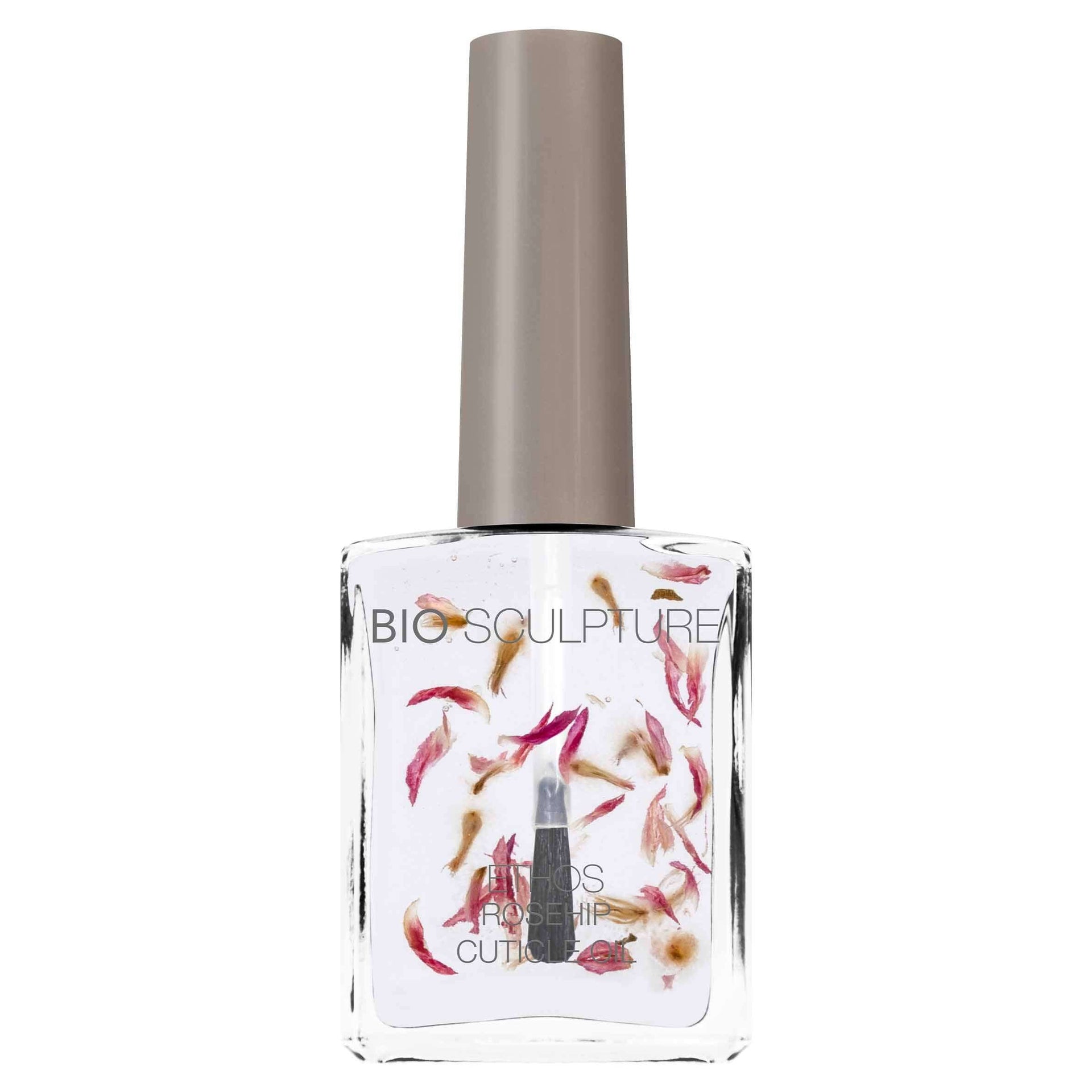 0323 Rosehip Cuticle Oil - ETHOS ETHOS ETHOS Hagebutten-Nagelhautöl Eine einzigartige Zusammensetzung von Ölen, darunter Hagebutten- und Kamelienöl, glättet raue und trockene Stellen und schließt Feuchtigkeit in Nägeln und Nagelhaut ein, um sie genährt un