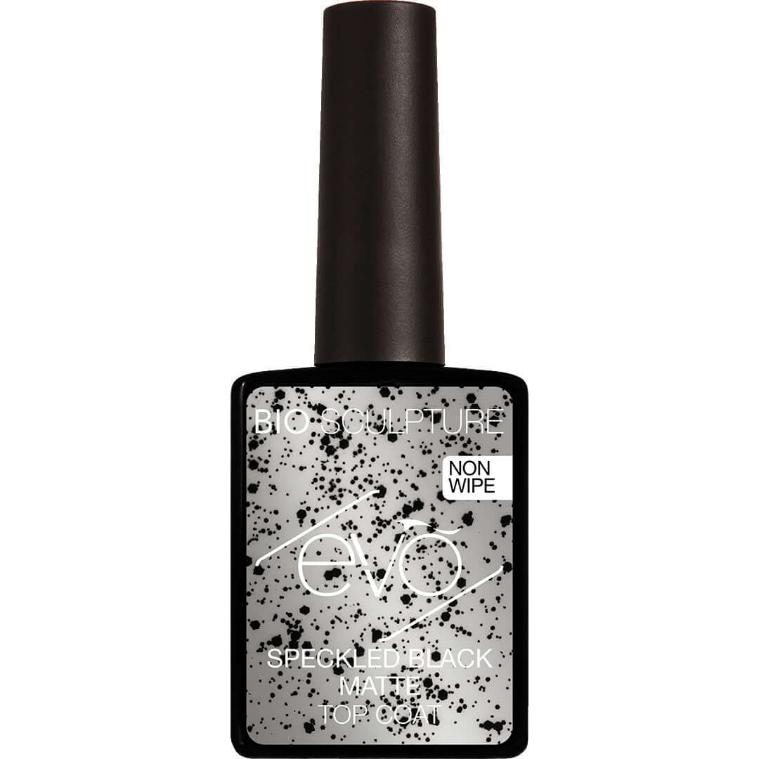 EVO SPECKLED BLACK MATTE TOP COAT EVO SPECKLED BLACK MATTE TOP COAT Bio Sculpture