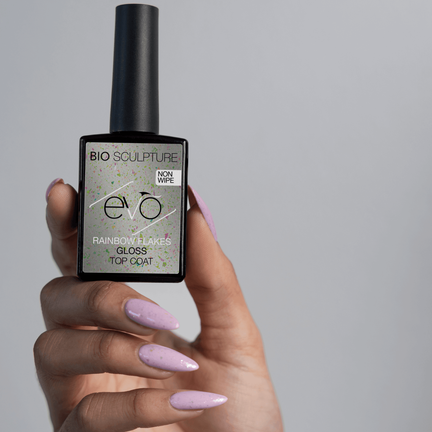 Rainbow Flakes Gloss Top Coat – Produktansicht