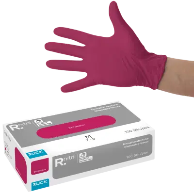 Nitril-Einmalhandschuhe BORDEAUX 100 St