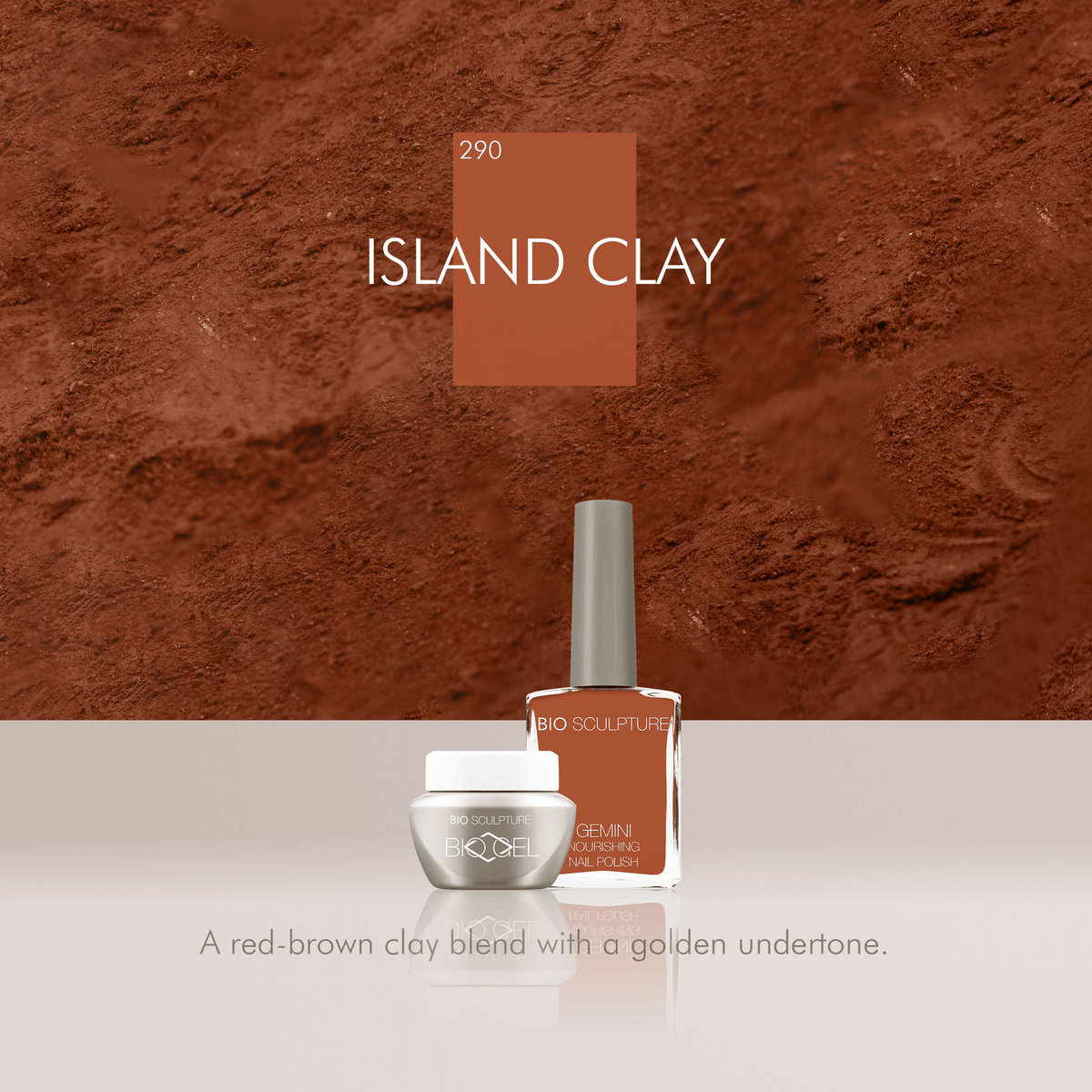 0290 Island Clay - BIOGEL BIOGEL BIOGEL Gelsystem Hergestellt in SüdafrikaBIOGEL by Bio Sculpture Bio Sculpture