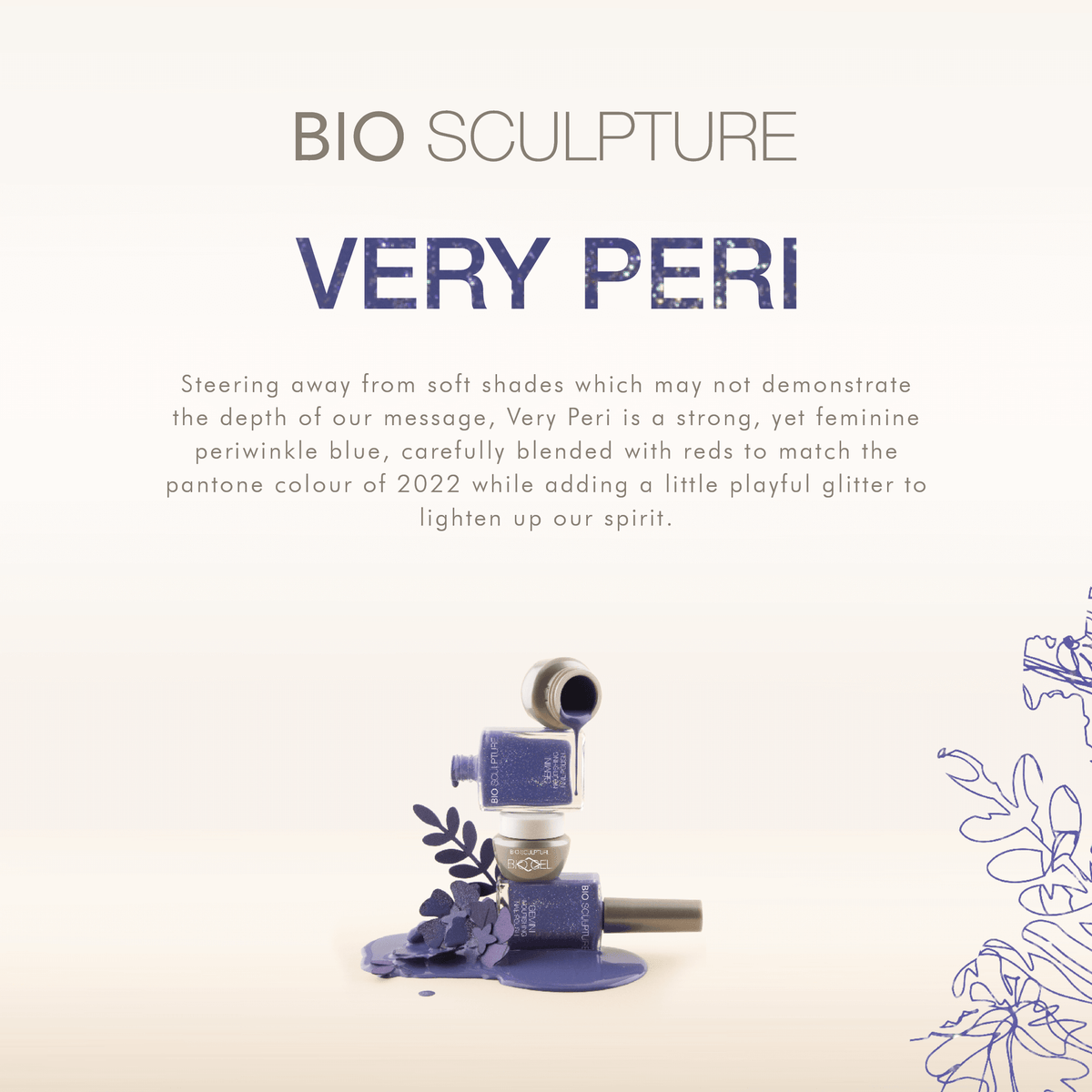 0288 Very Peri - BIOGEL BIOGEL BIOGEL Gelsystem Hergestellt in SüdafrikaBIOGEL by Bio Sculpture Bio Sculpture