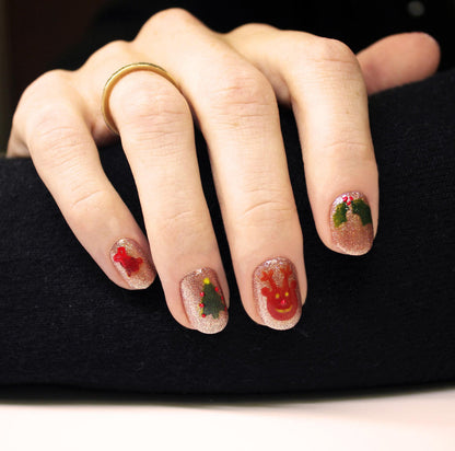 Bio Sculpture-Schablone Festive Collection-2