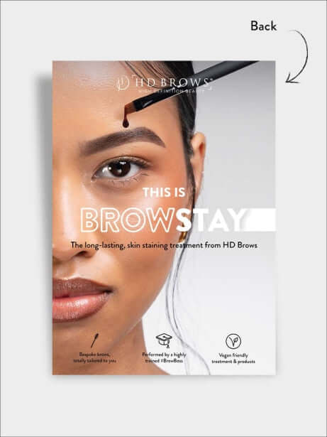 BrowStay Hybrid Poster (A4) BrowStay Hybrid HD Brows