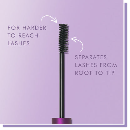 Enhance Mascara Wimpernpflege Speziell entwickelt, um Wimpernverlängerungen glamouröses Volumen zu verleihen, ohne die Klebeverbindung zu beeinträchtigen oder zu beschädigen. Die einzigartige Formel unterstützt das natürliche Wimpernwachstum, während nähr