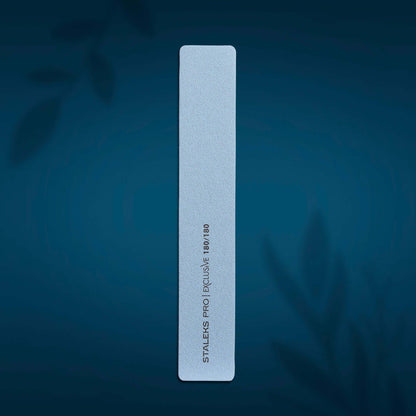 Nagelfeile 180/180 Grit - Pro Exclusive Nagelfeilen Mineralische breite, gerade Nagelfeile von Staleks Pro Exclusive, Körnung / Grit 180/180 STALEKS