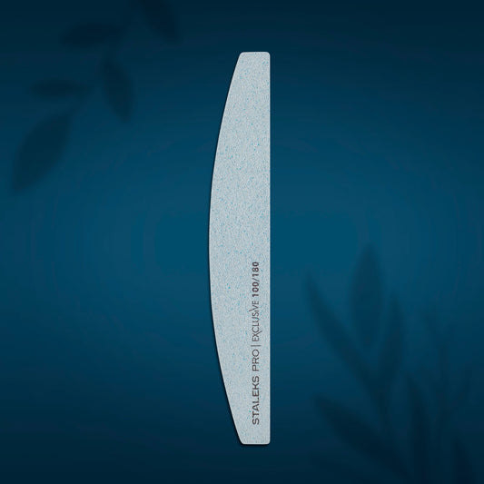 Curved nail file 100/180 grit - Pro Exclusive