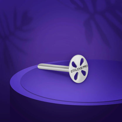 Pedicure Pododisc - 15mm - Pro KIT Lang Pododic Im Lieferumfang sind 1 Pododisc Lang (Durchmesser) – 15 mm und 5 Einwegfeilen der Körnung 180 enthalten. HOCHWERTIGES MANIKÜRE-PEDIKÜRE-WERKZEUG Sterilisierbar in einem Trockenhitzesterilisator und Autoklave