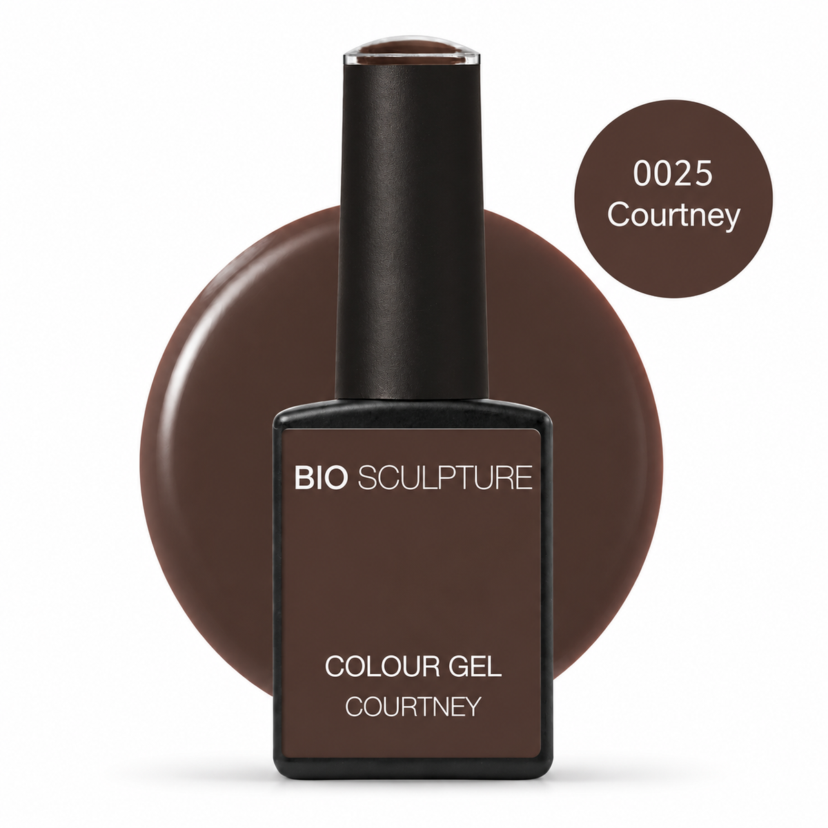 025 Courtney – Bio Sculpture Colour Gel mit rundem Farbkreis