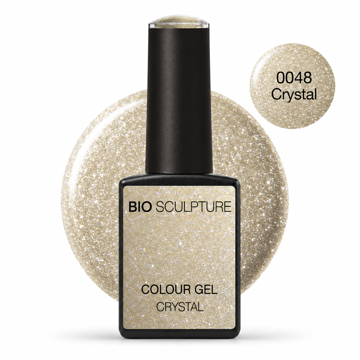 048 Crystal – Bio Sculpture Colour Gel mit rundem Farbkreis