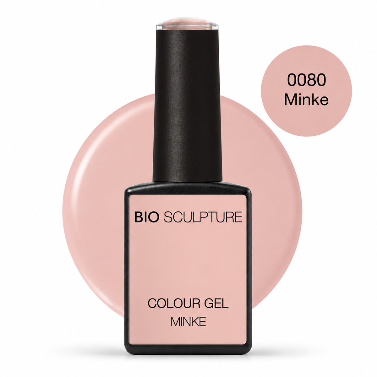 080 Minke – Bio Sculpture Colour Gel mit rundem Farbkreis