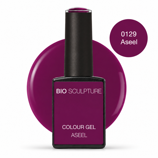129 Aseel – Bio Sculpture Colour Gel mit rundem Farbkreis